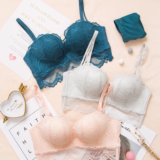 Brevi Bra Palm Cup Sexy Lace O Cup Bra – Comfortable Push Up Lingerie for Women