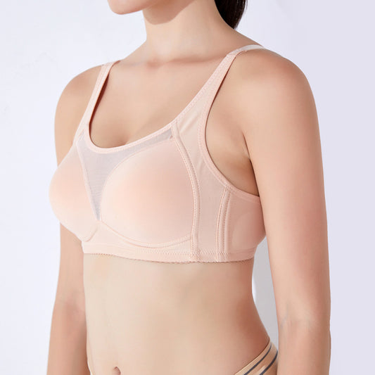 Brevi Bra Women’s Wireless Large Size Full Cup Thin O Cup Bra – Comfortable Everyday Support for All Ages