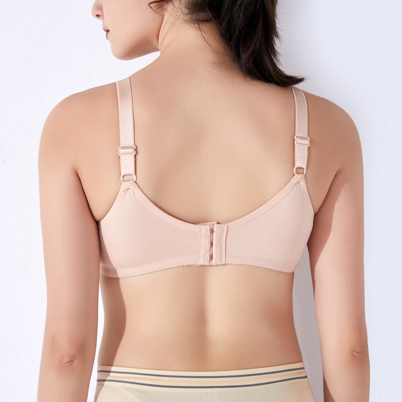 Brevi Bra Women’s Wireless Large Size Full Cup Thin O Cup Bra – Comfortable Everyday Support for All Ages