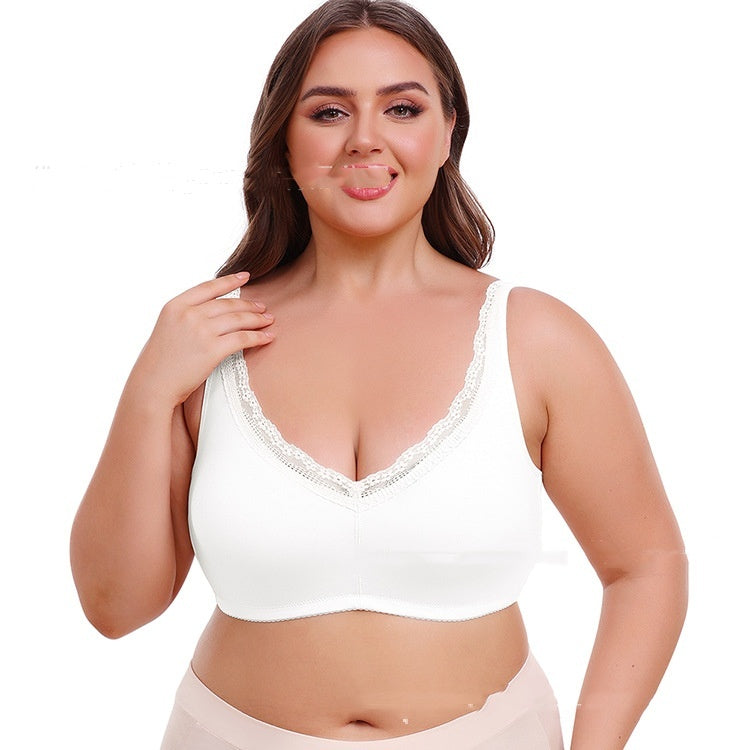 BreviBra Full Cup Plus-Size Thin Bra – Breast Holding Support Underwear for Women (S–6XL, 3/4 Cup)