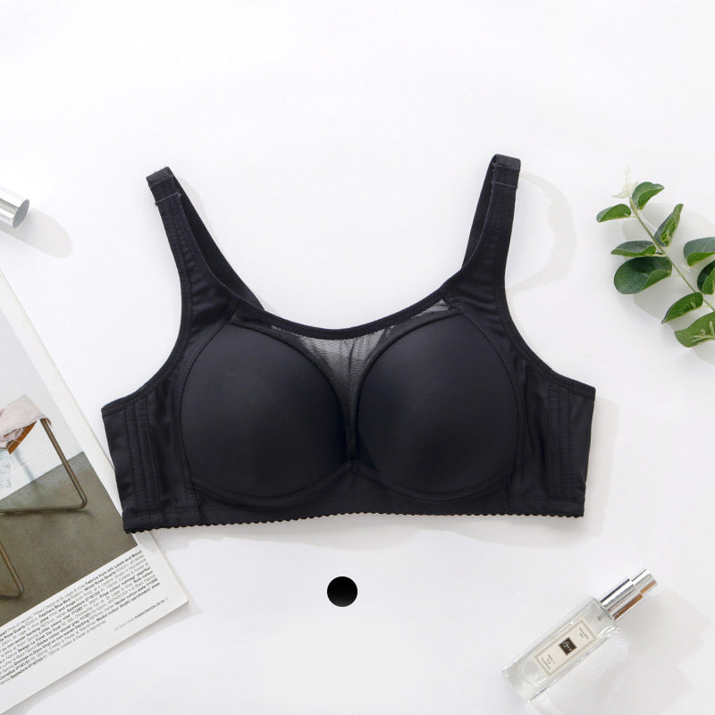 Brevi Bra Women’s Wireless Large Size Full Cup Thin O Cup Bra – Comfortable Everyday Support for All Ages