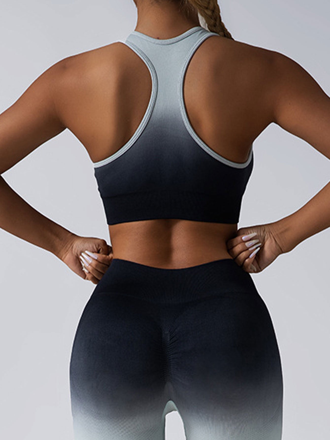 BreviBra High Impact Sports Bra for Women – Racerback Running Bra, Workout Crop Tank Top, Longline Push-Up Support