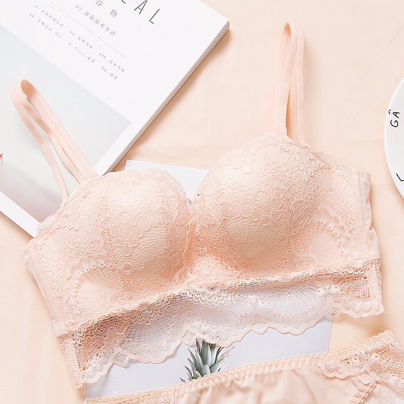 Brevi Bra Palm Cup Sexy Lace O Cup Bra – Comfortable Push Up Lingerie for Women