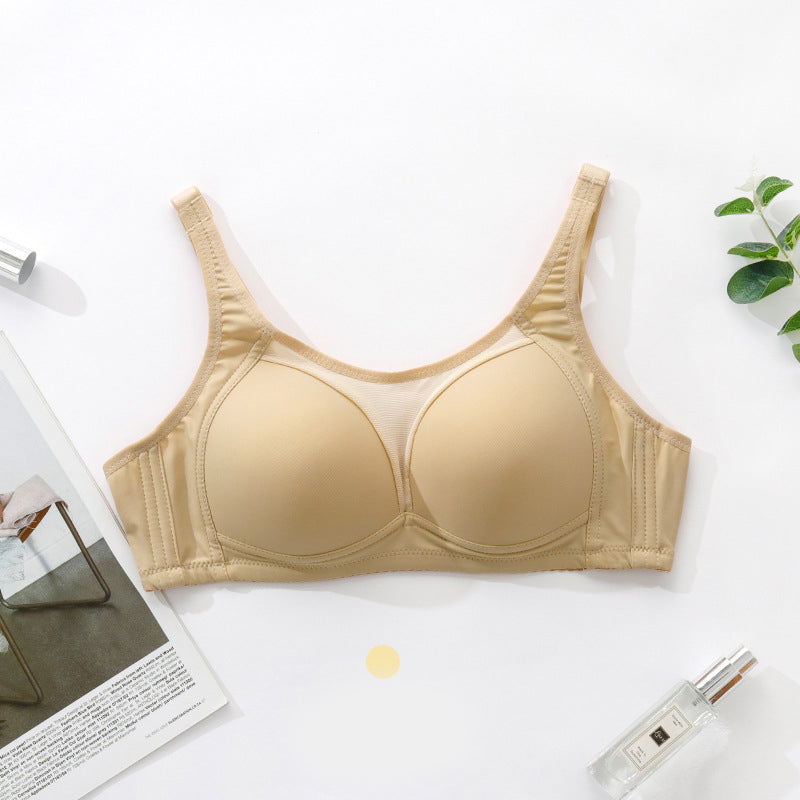 Brevi Bra Women’s Wireless Large Size Full Cup Thin O Cup Bra – Comfortable Everyday Support for All Ages
