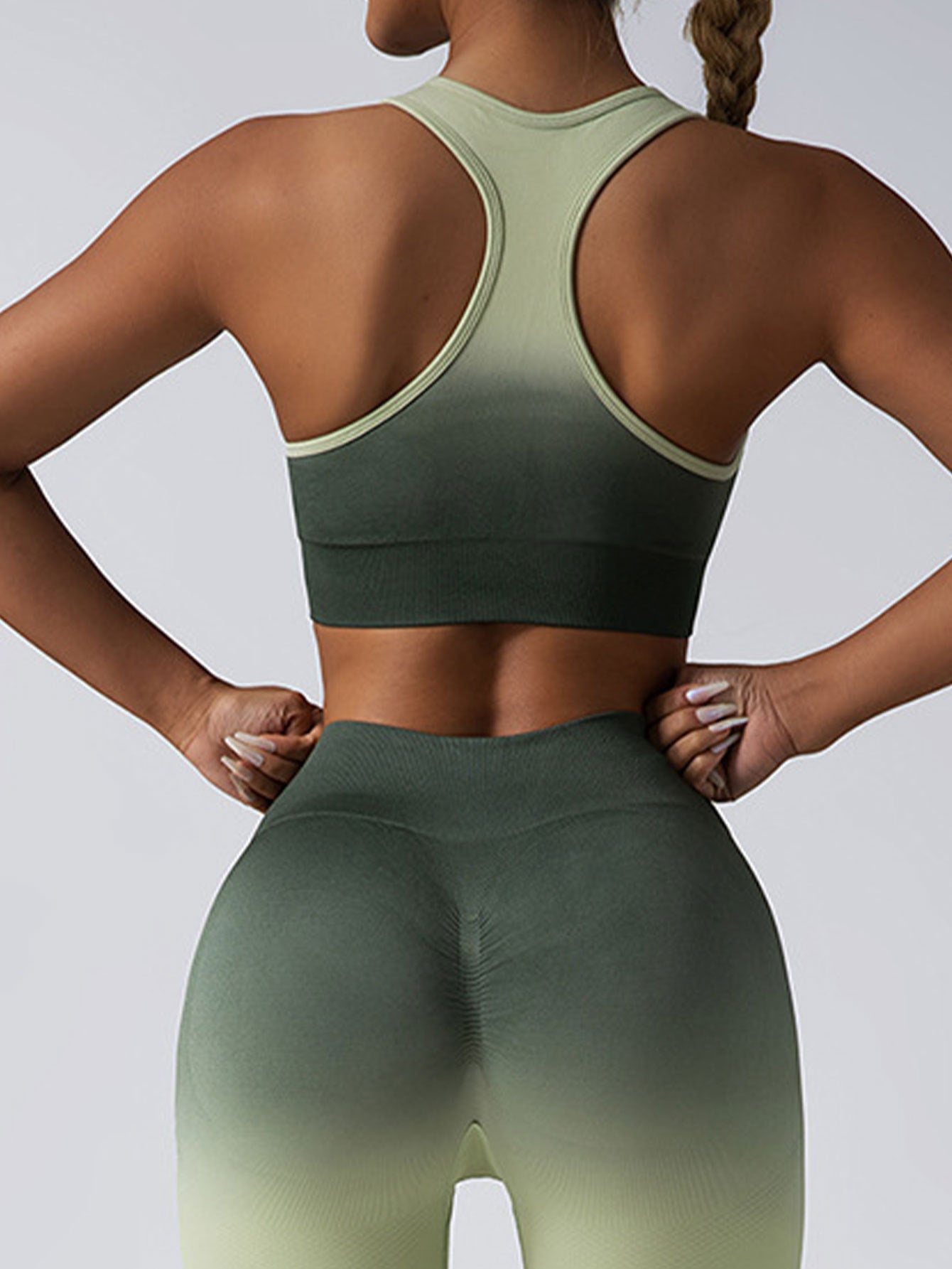 BreviBra High Impact Sports Bra for Women – Racerback Running Bra, Workout Crop Tank Top, Longline Push-Up Support